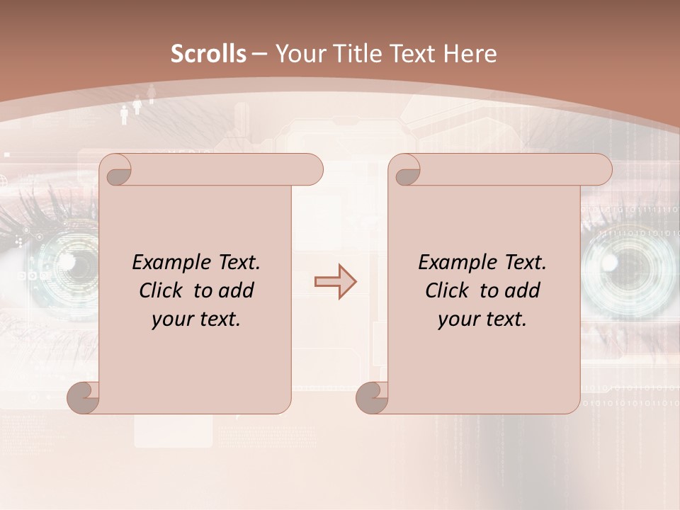 Technology Secure Lines PowerPoint Template