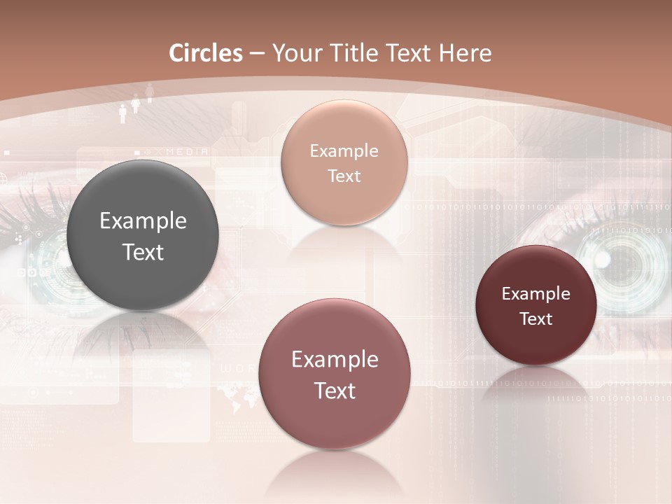 Technology Secure Lines PowerPoint Template
