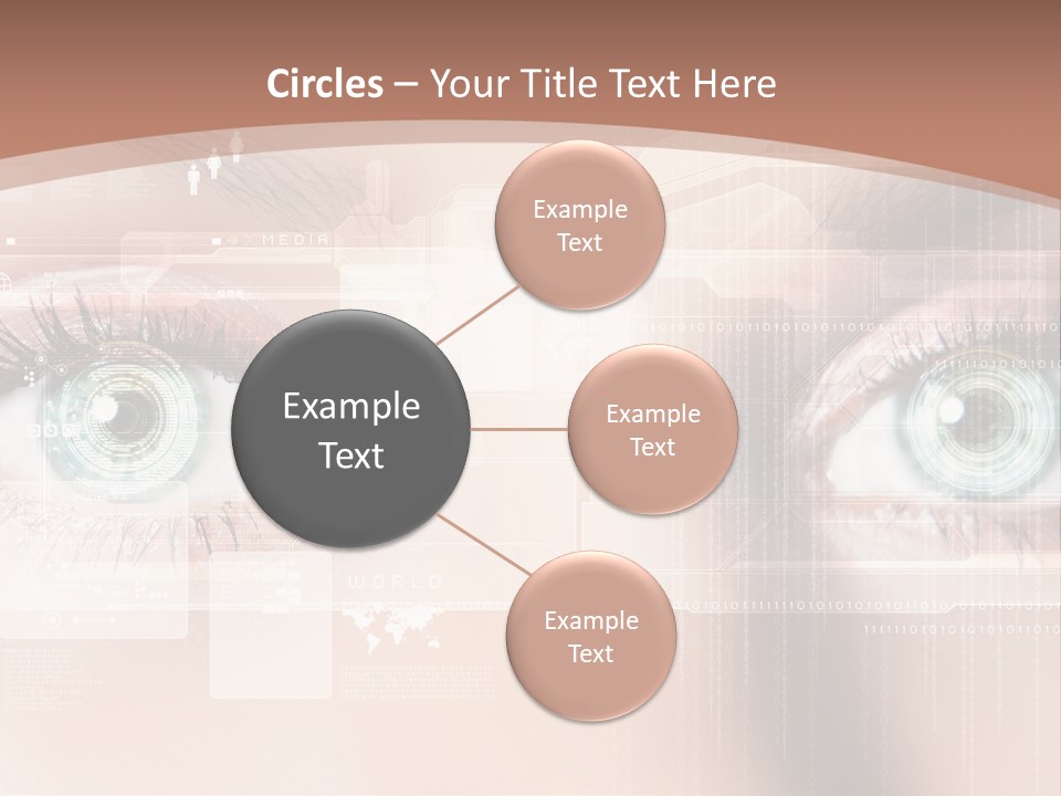 Technology Secure Lines PowerPoint Template