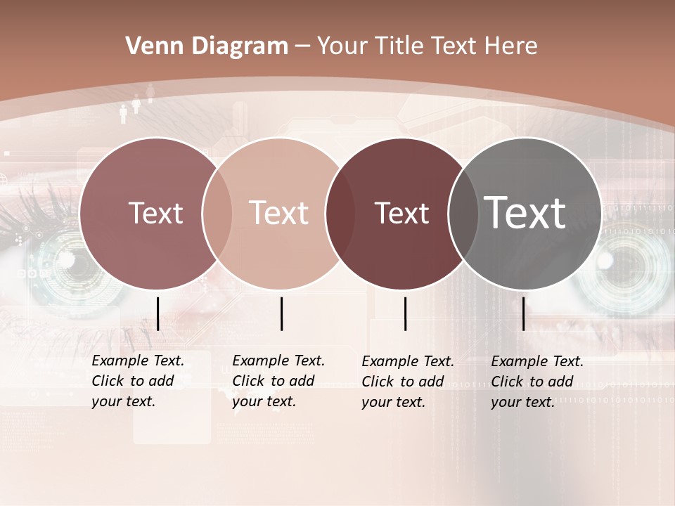 Technology Secure Lines PowerPoint Template