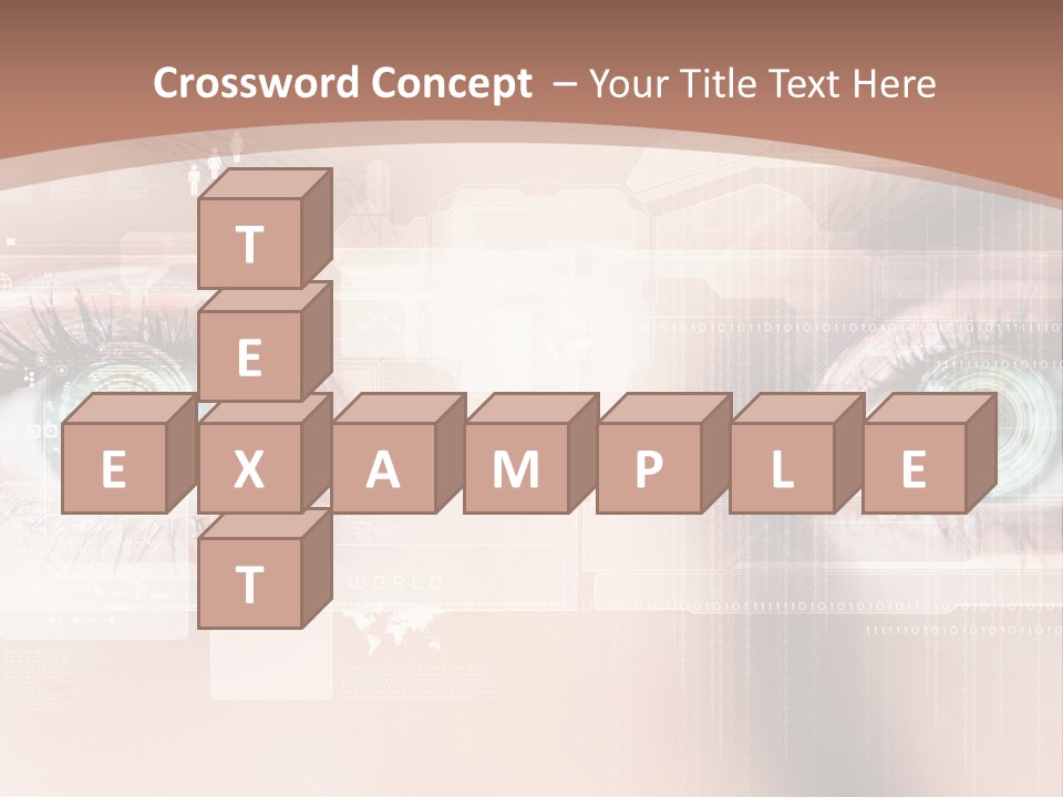 Technology Secure Lines PowerPoint Template