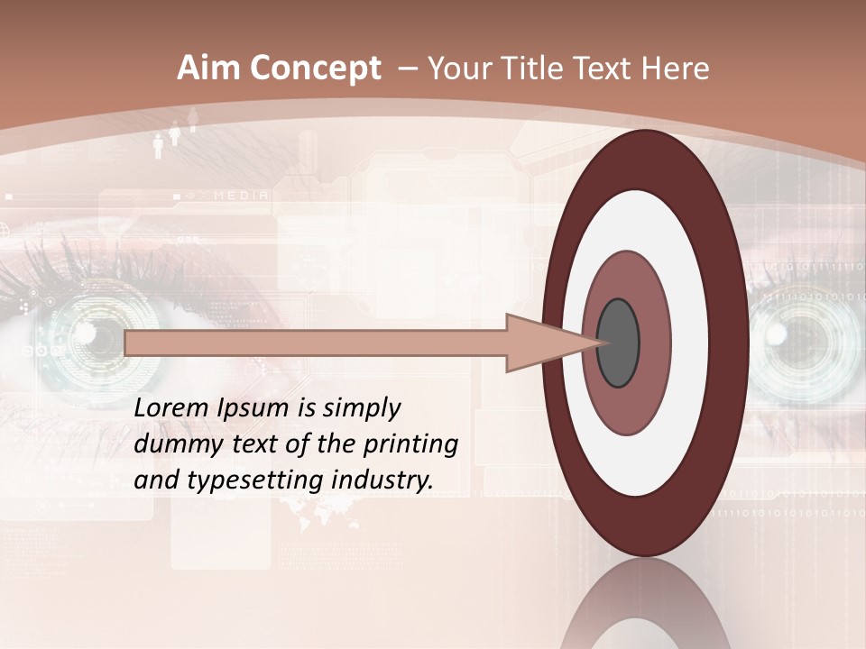 Technology Secure Lines PowerPoint Template