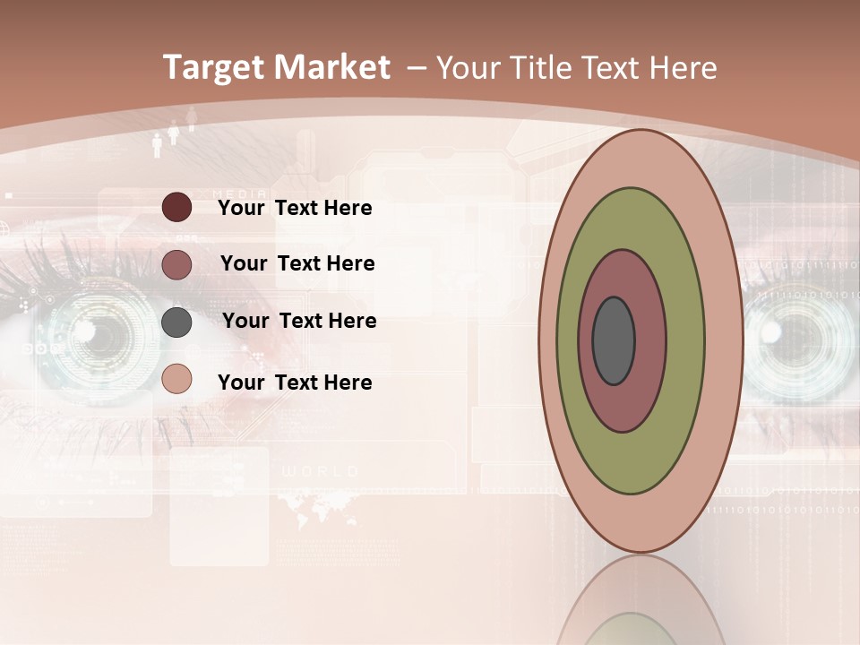 Technology Secure Lines PowerPoint Template