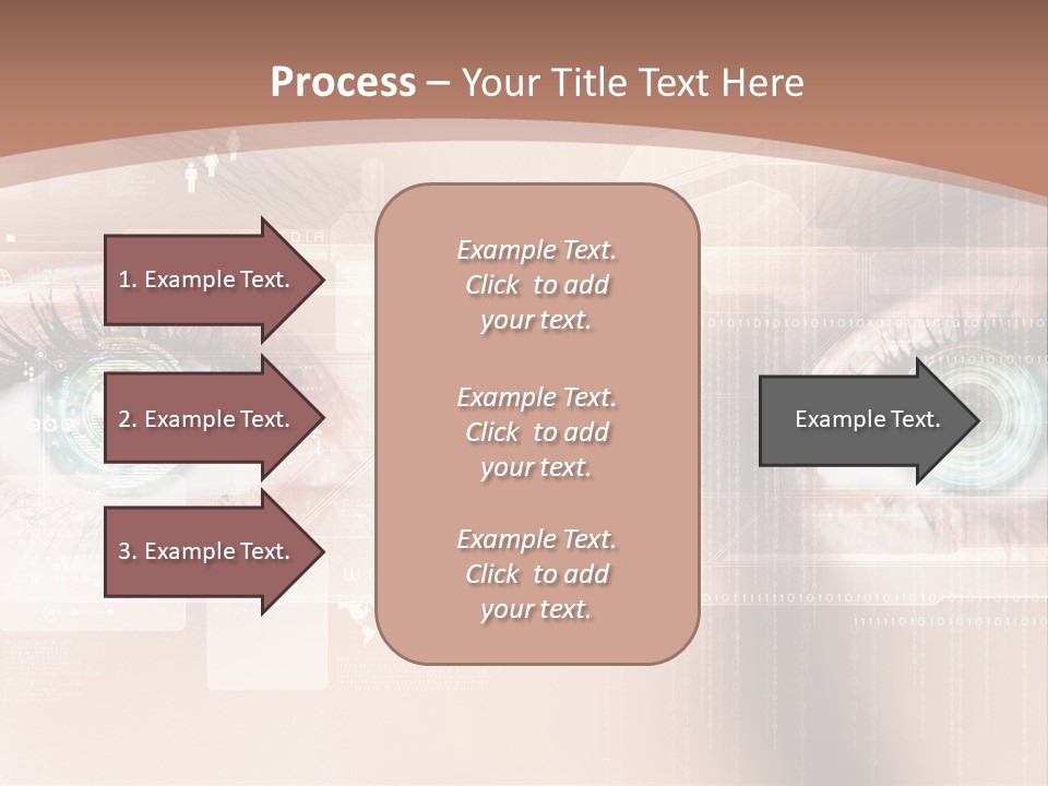 Technology Secure Lines PowerPoint Template
