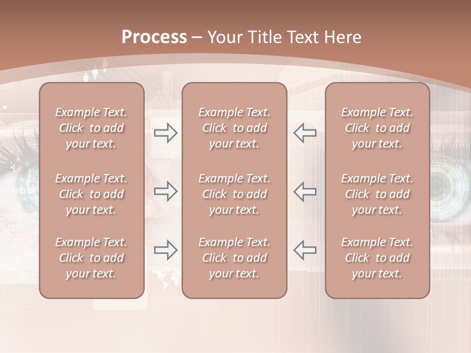 Technology Secure Lines PowerPoint Template