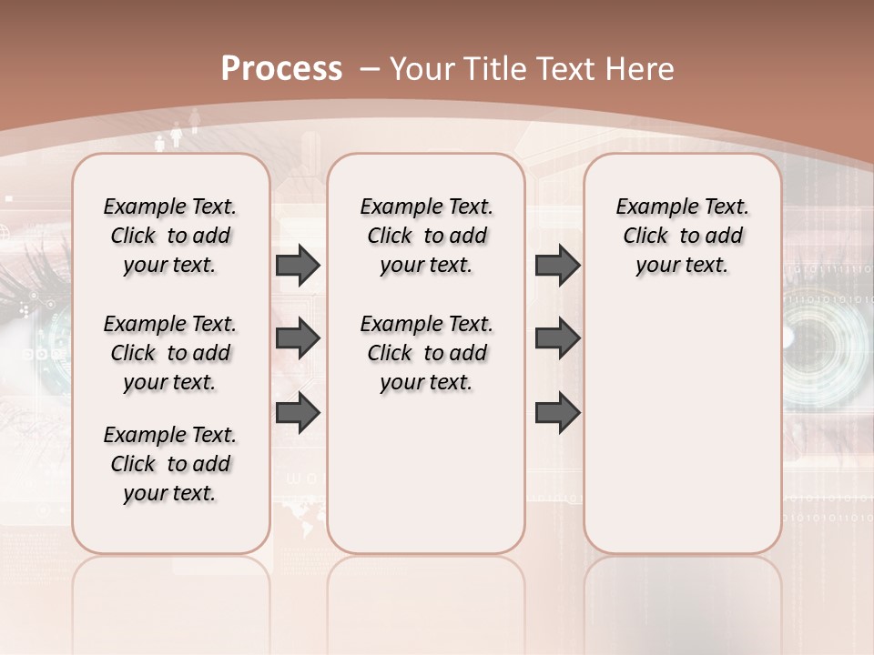 Technology Secure Lines PowerPoint Template