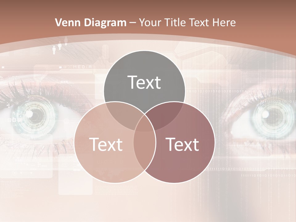Technology Secure Lines PowerPoint Template