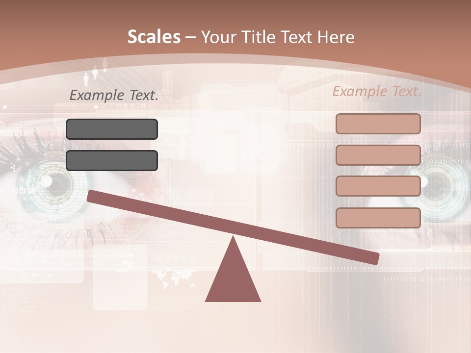 Technology Secure Lines PowerPoint Template