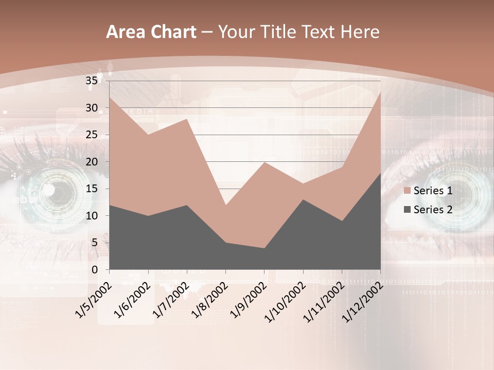 Technology Secure Lines PowerPoint Template