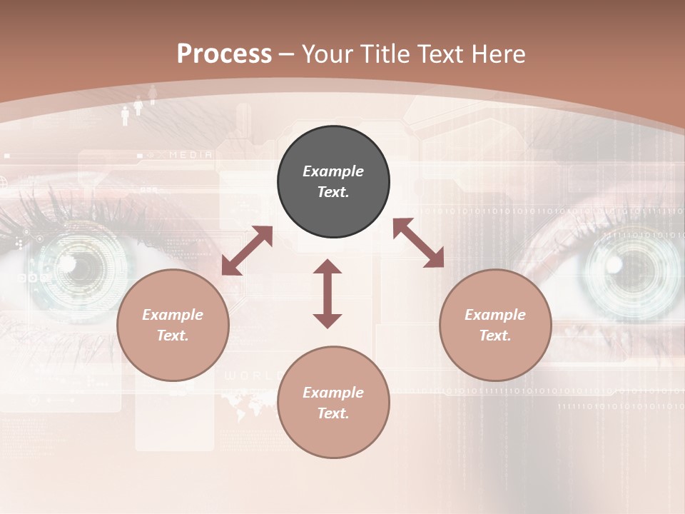 Technology Secure Lines PowerPoint Template