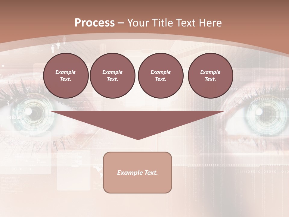 Technology Secure Lines PowerPoint Template