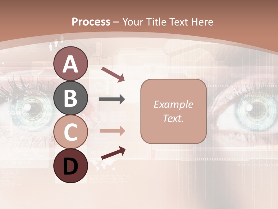 Technology Secure Lines PowerPoint Template