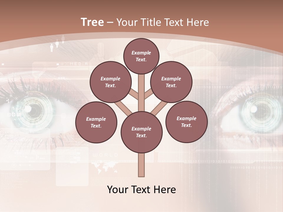 Technology Secure Lines PowerPoint Template