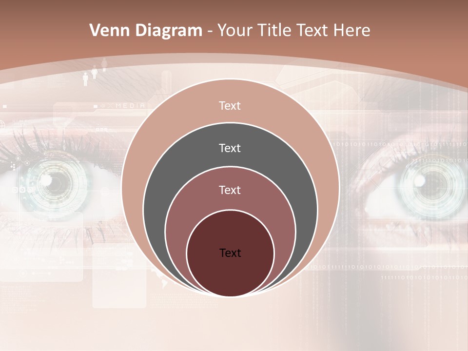 Technology Secure Lines PowerPoint Template