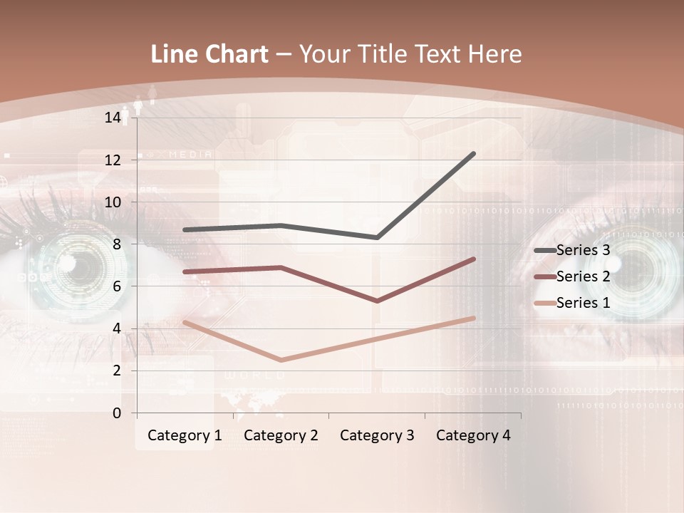 Technology Secure Lines PowerPoint Template