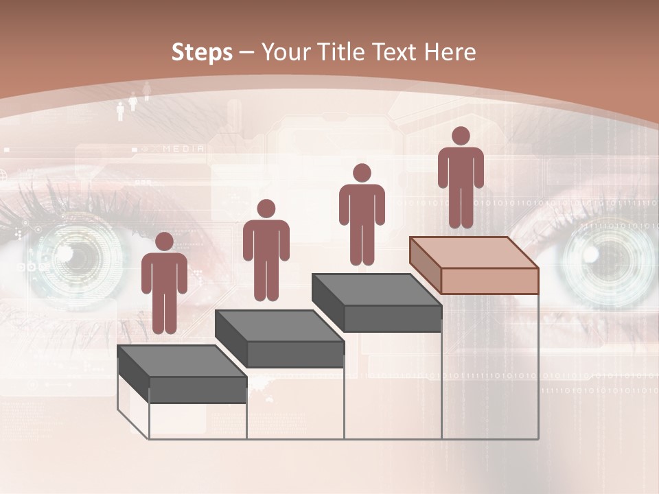 Technology Secure Lines PowerPoint Template
