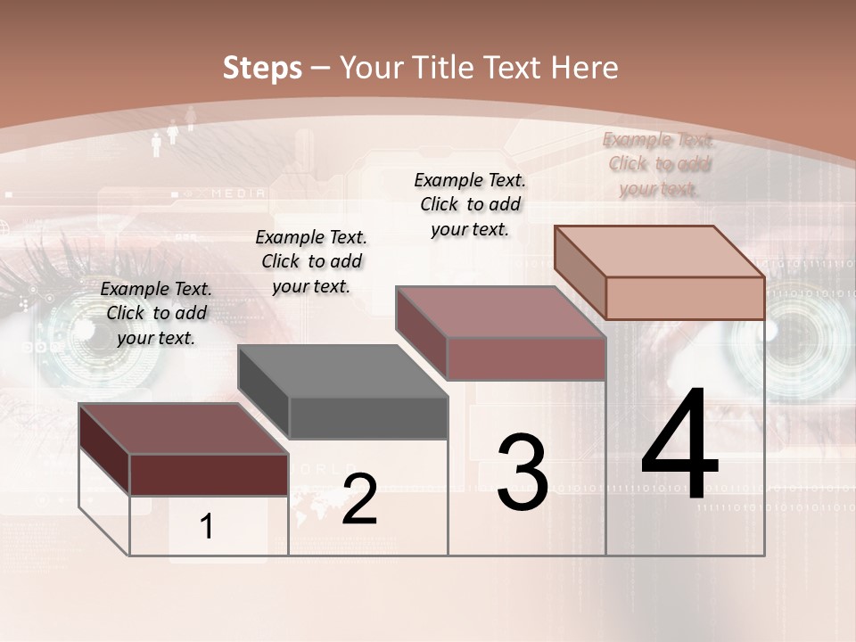 Technology Secure Lines PowerPoint Template