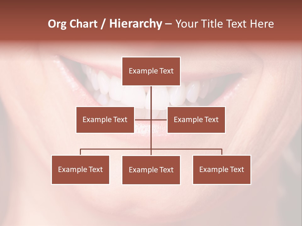 Close Caucasian Casual PowerPoint Template