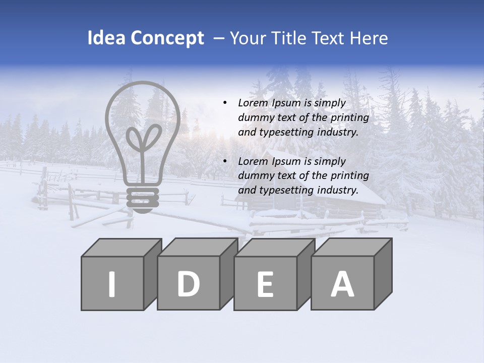 View Serenity Alp PowerPoint Template