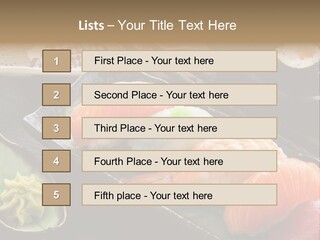 Asia Shrimp Food PowerPoint Template
