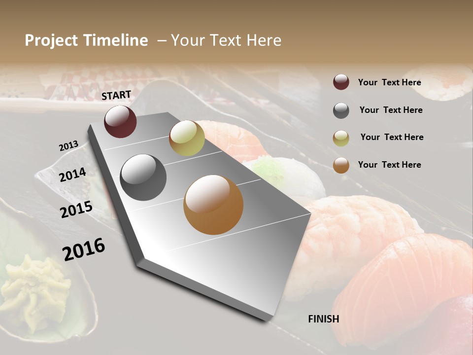 Asia Shrimp Food PowerPoint Template