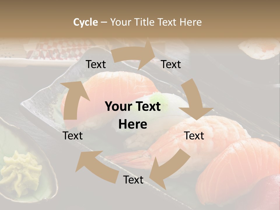 Asia Shrimp Food PowerPoint Template