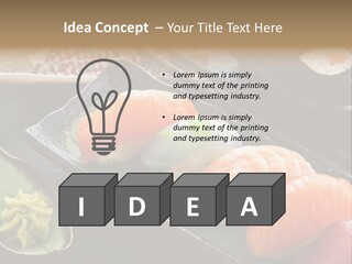 Asia Shrimp Food PowerPoint Template