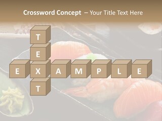 Asia Shrimp Food PowerPoint Template