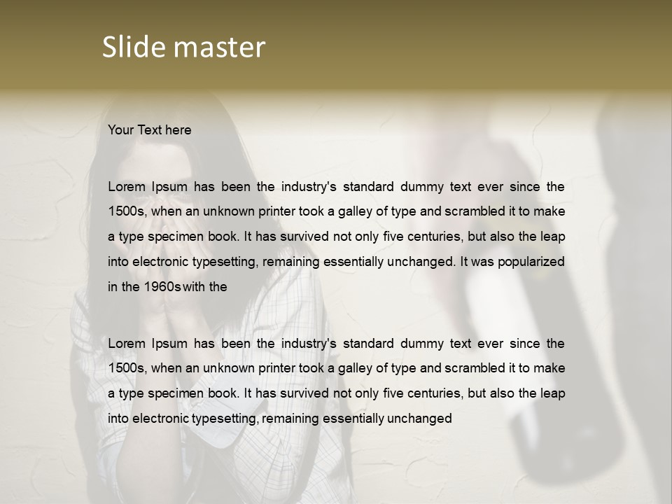 Problem Difficulties Family PowerPoint Template