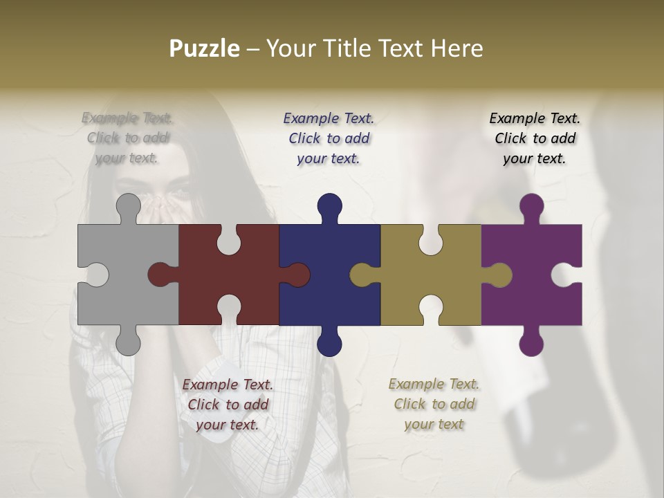 Problem Difficulties Family PowerPoint Template