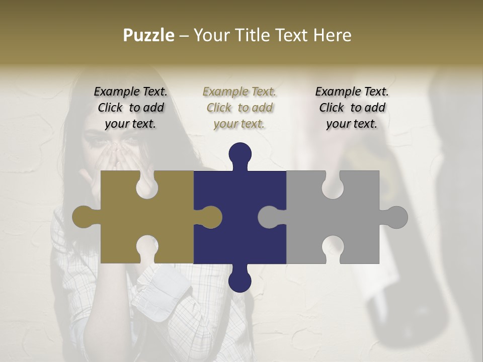 Problem Difficulties Family PowerPoint Template