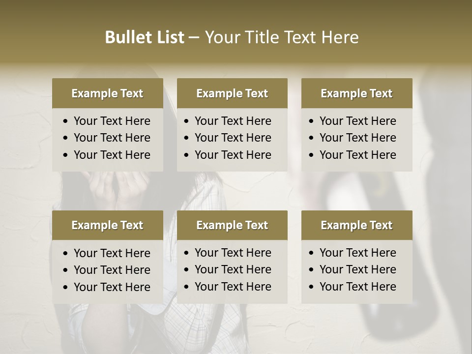 Problem Difficulties Family PowerPoint Template