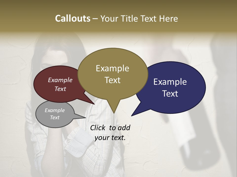 Problem Difficulties Family PowerPoint Template