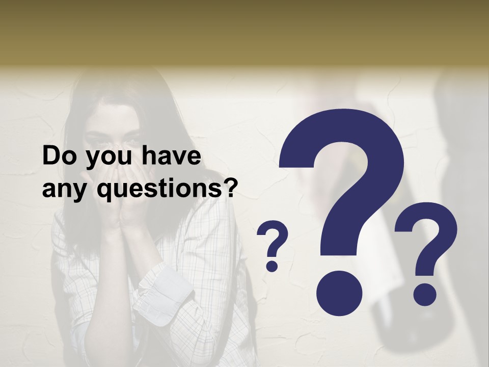 Problem Difficulties Family PowerPoint Template