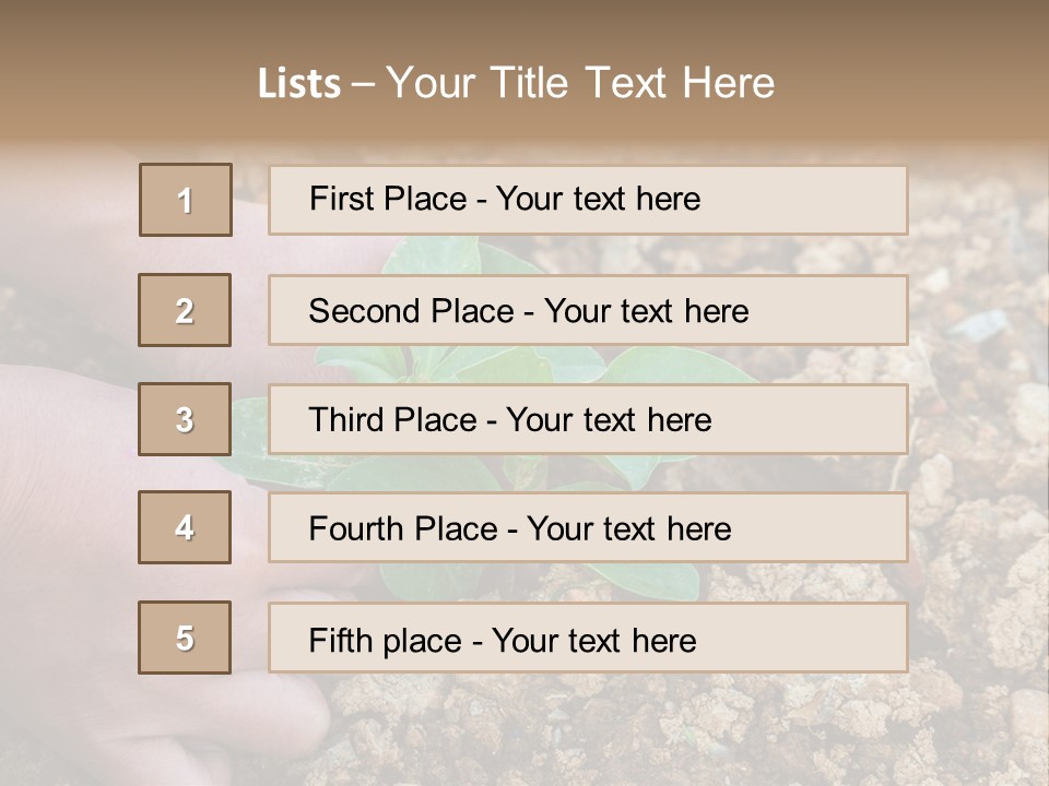 Food Tender Growth PowerPoint Template