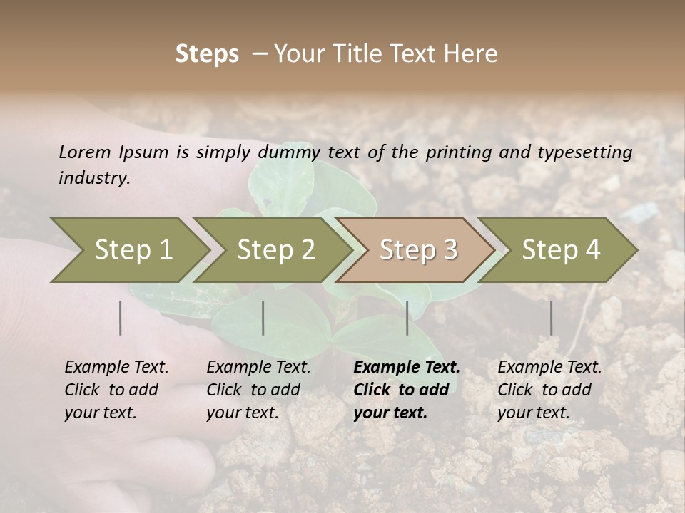 Food Tender Growth PowerPoint Template
