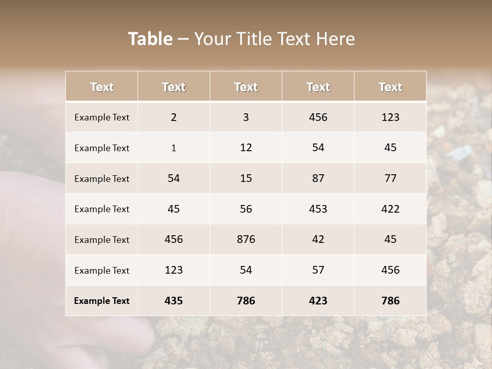 Food Tender Growth PowerPoint Template