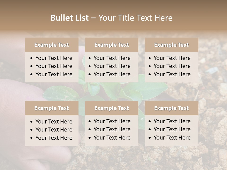 Food Tender Growth PowerPoint Template