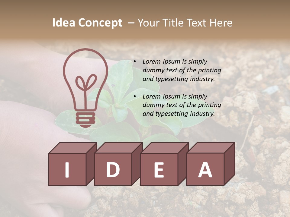 Food Tender Growth PowerPoint Template
