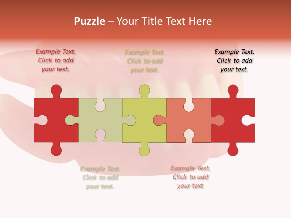 Upper Prosthetic Equipment Human Teeth PowerPoint Template