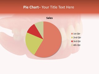 Upper Prosthetic Equipment Human Teeth PowerPoint Template