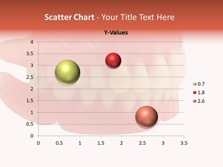 Upper Prosthetic Equipment Human Teeth PowerPoint Template