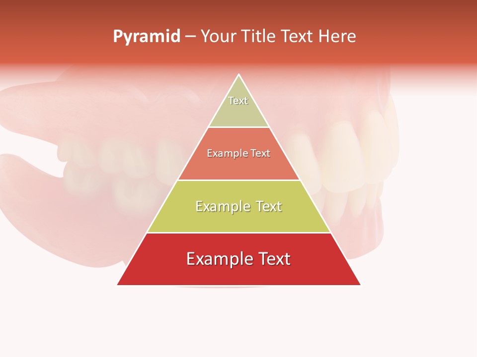 Upper Prosthetic Equipment Human Teeth PowerPoint Template