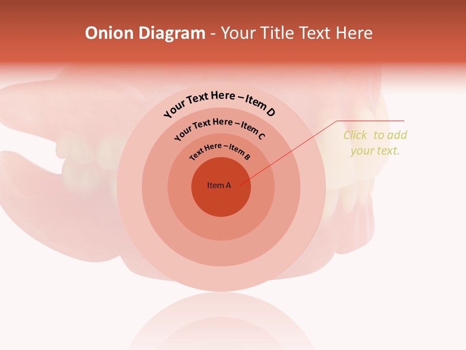 Upper Prosthetic Equipment Human Teeth PowerPoint Template