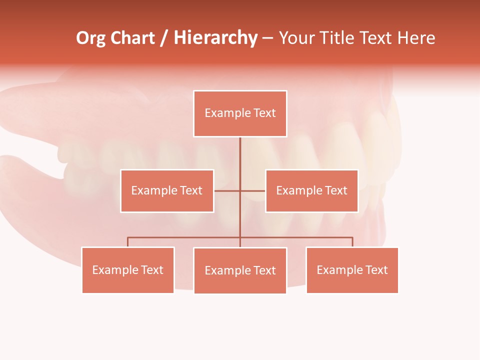 Upper Prosthetic Equipment Human Teeth PowerPoint Template