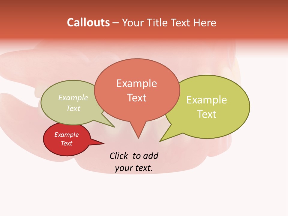 Upper Prosthetic Equipment Human Teeth PowerPoint Template