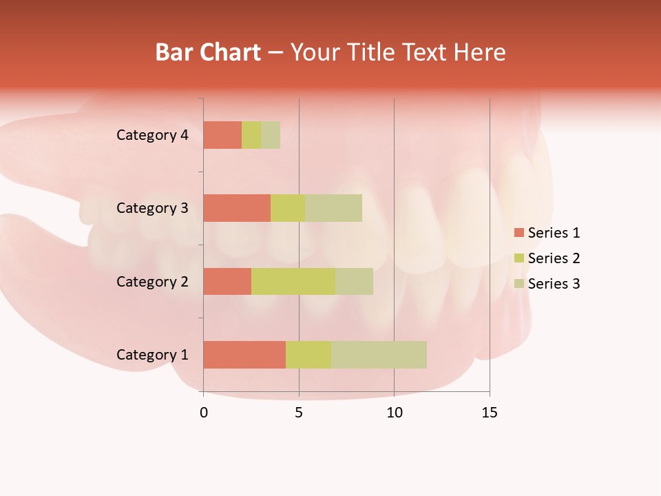 Upper Prosthetic Equipment Human Teeth PowerPoint Template