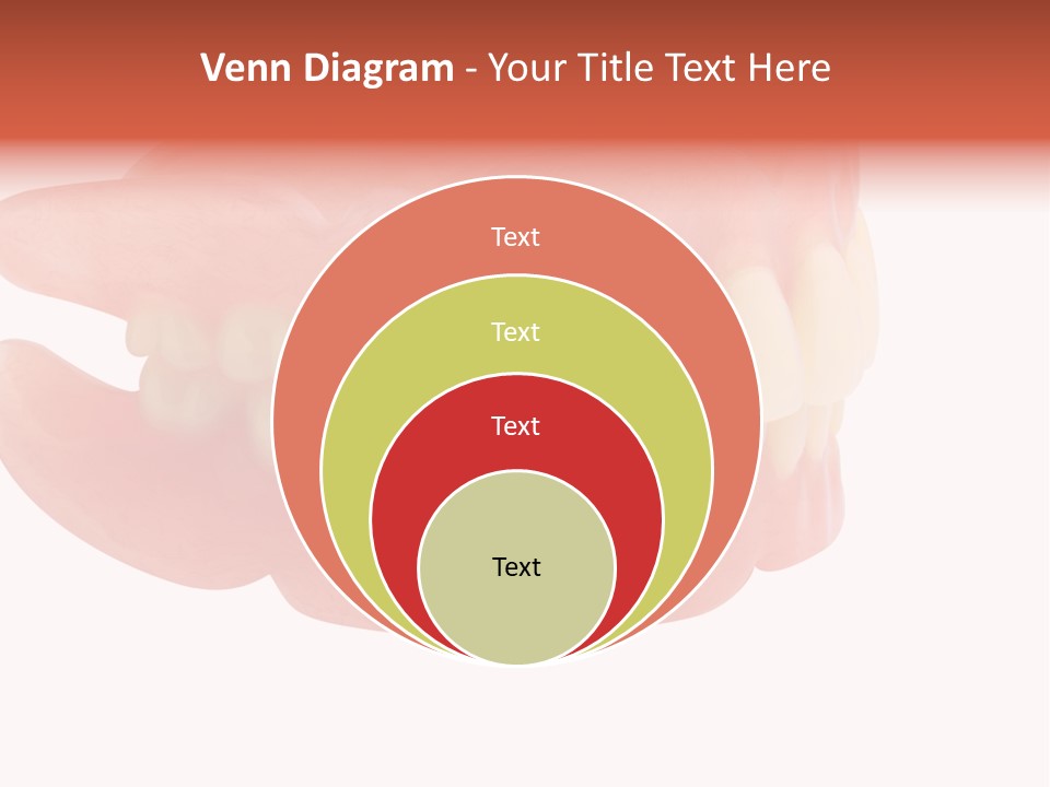 Upper Prosthetic Equipment Human Teeth PowerPoint Template