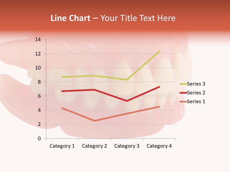 Upper Prosthetic Equipment Human Teeth PowerPoint Template