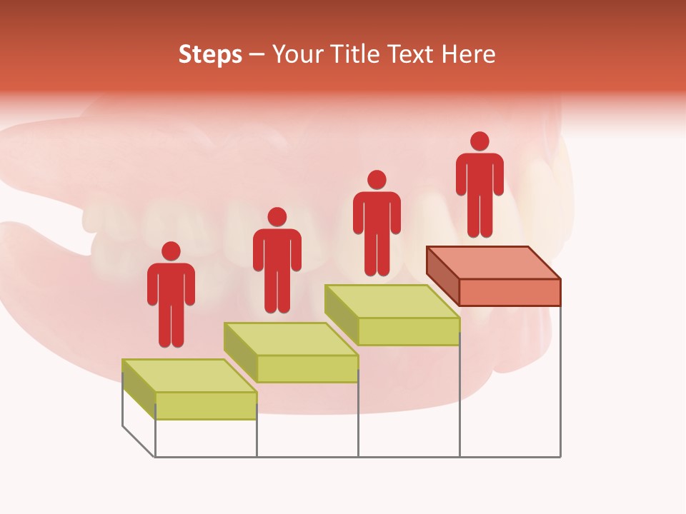 Upper Prosthetic Equipment Human Teeth PowerPoint Template